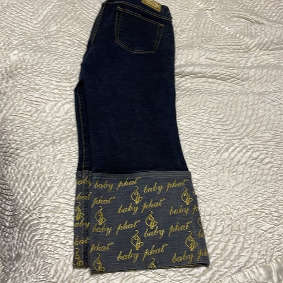 Baby Phat Cropped Jeans Size 11 juniors - Picture 8 of 8